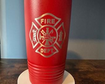 Fire Department Laser Engraved 20 ounce Polar Camel Tumbler