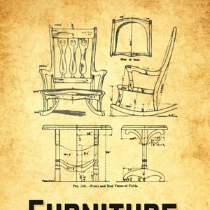 Vintage Furniture Plans Book, Furniture of the Craftsman, by Paul Otter (e-book, pdf file), diy furniture plans book