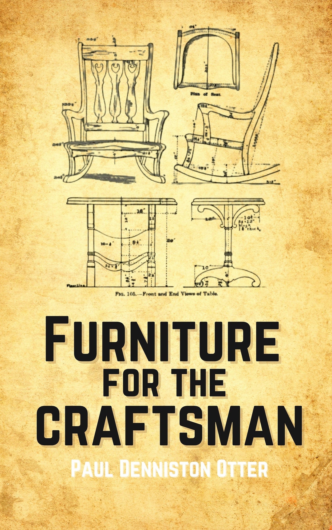 Vintage Furniture Plans Book, Furniture of the Craftsman, by Paul Otter