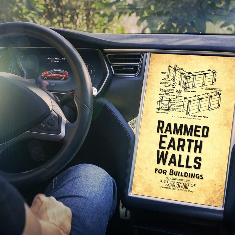 Vintage Rammed Earth Walls for Building Book ebook, PDF File, Offgrid Diy Home Building Book