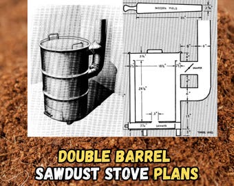 Planos de estufas de aserrín de dos barriles Archivo PDF