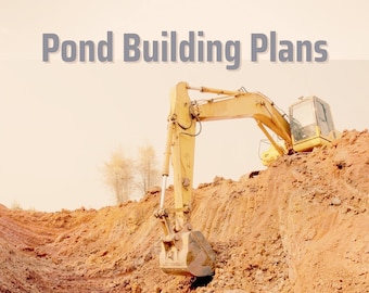 Pond Building Plans (PDF File), Building a Pond, Vintage Farmer&#39;s Bulletin