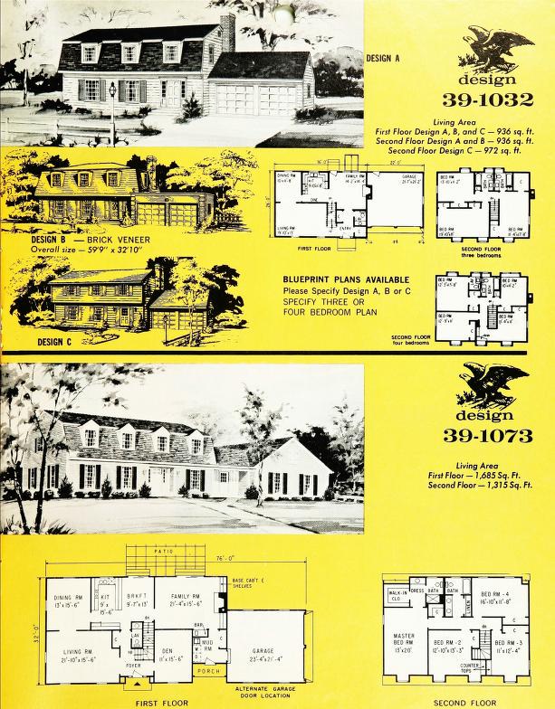 Georgian Colonial House Floor Plans