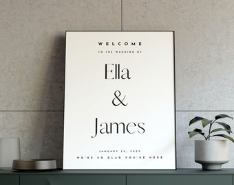 EDITABLE - Welcome Sign: ELLA