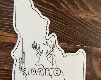 Idaho Hunting and Fishing Sticker