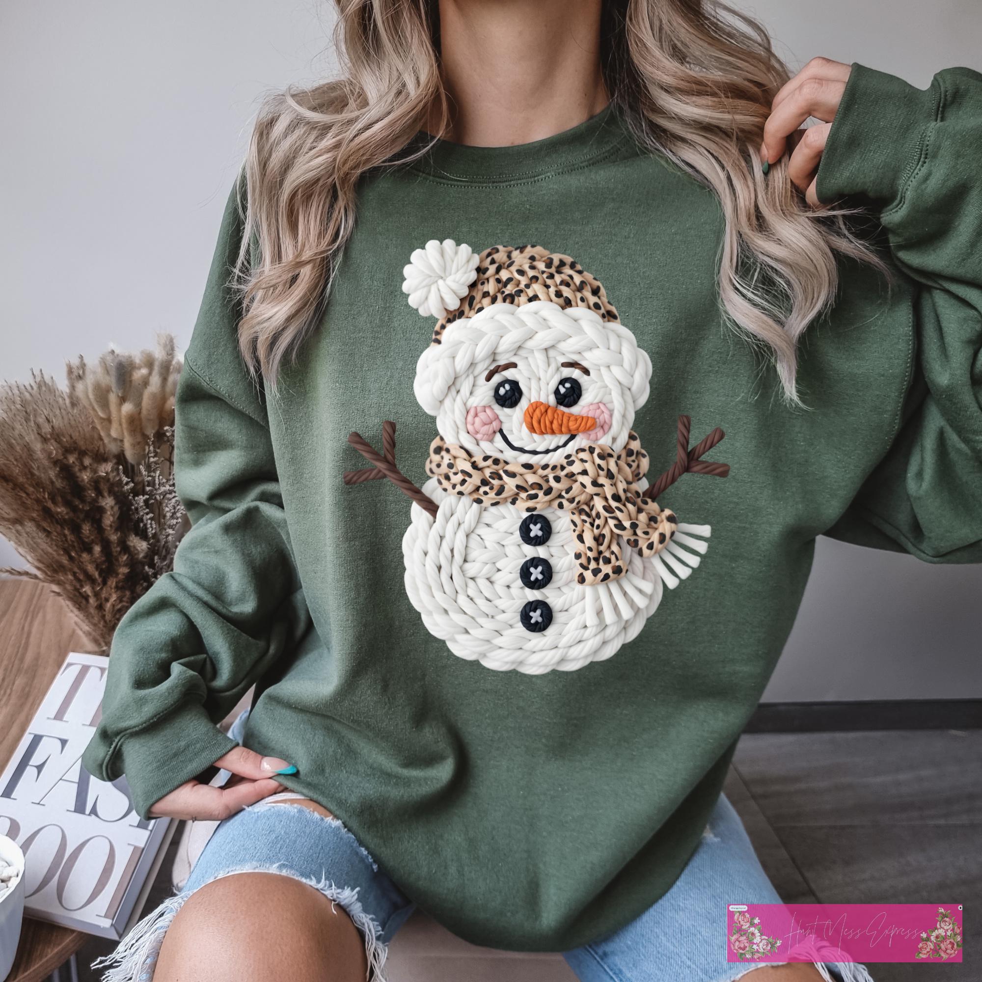 2x Snowman Sweatshirt - Etsy