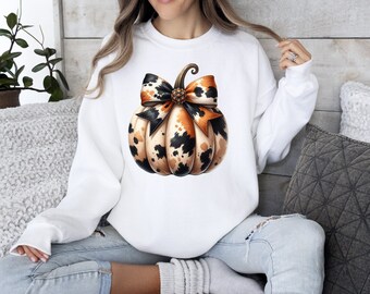Retro Pumpkin Fall Sweatshirt: Trendy Autumn Style