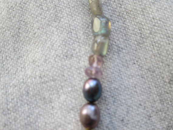 black pearl, iolite, labradorite and sterling sil… - image 7