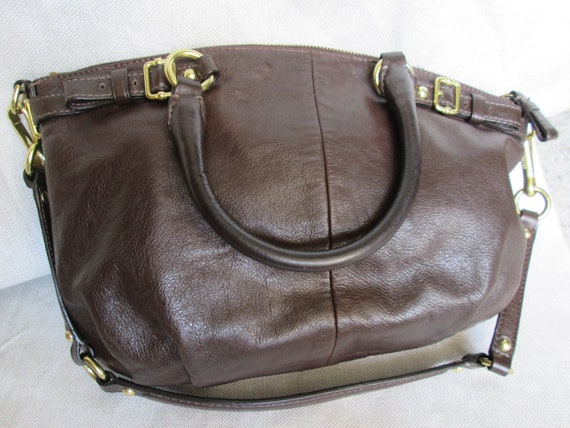 Vintage Coach like NEW mahogany brown butter soft… - image 5