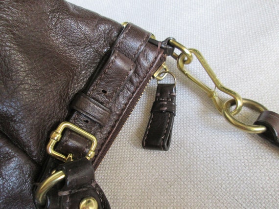 Vintage Coach like NEW mahogany brown butter soft… - image 9