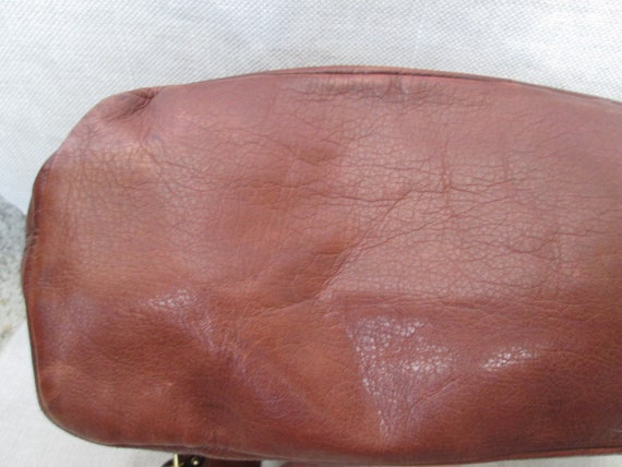 Vintage Coach EXCELLENT condition Brown leather t… - image 10