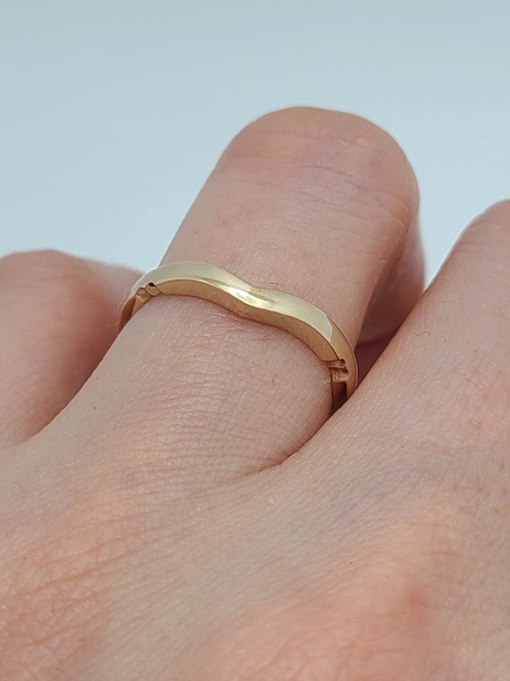 Vintage 14k Band Ring Size 5 1/4 Solid Gold