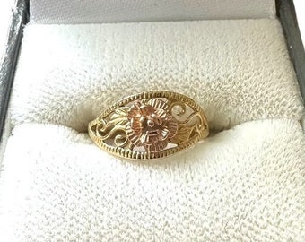 Michael Anthony 14K Gold Rose Ring punziert *WIE IST*