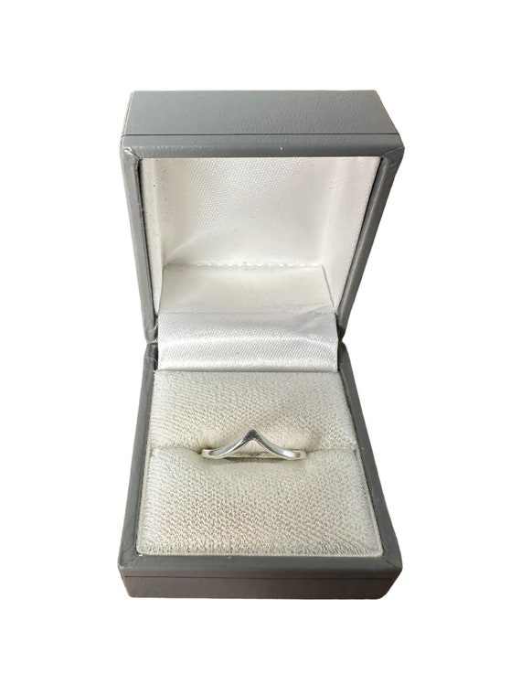 Stackable Chevron Ring - image 1