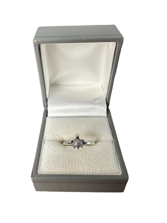 Stackable Mini Turtle Ring - image 1