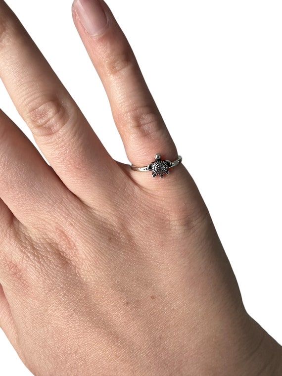 Stackable Mini Turtle Ring - image 3