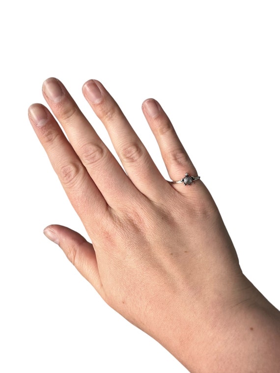 Stackable Mini Turtle Ring - image 2