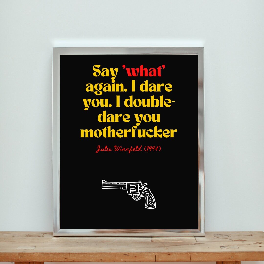 Pulp Fiction Film Poster | A4 & A3 Wall Art | Tarantino | Gift Idea