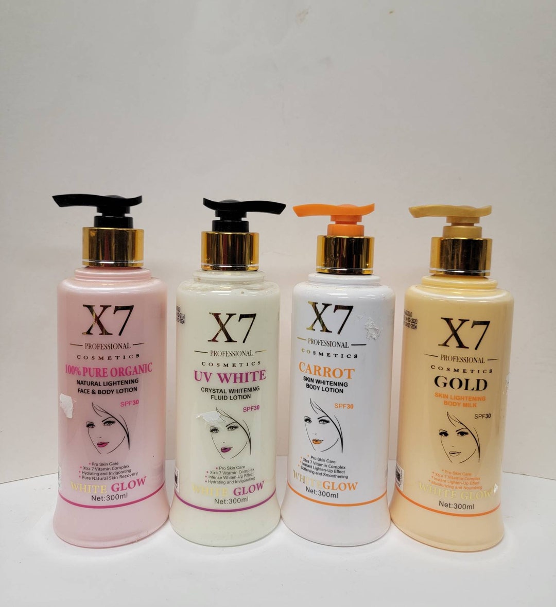 3 Pic X7 Skin Lightening Body Lotion 300ml Etsy