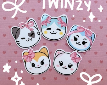 itzy twinzy bow doodle stickers
