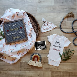 Rainbow Baby Announcement, Digital Pregnancy Announcement Rainbow, Rainbow Baby Announcement Digital, Baby Announcement Rainbow, Baby Reveal
