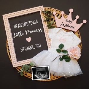 Pregnancy Announcement Digital, Baby Girl Announcement Digital Download, Gender Announcement Digital Girl, It's A Girl Announcement Digital