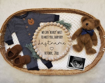 Bearly Wait Pregnancy Announcement, Funny Pregnancy Announcement, Baby Boy Announcement Digital, Pregnancy Announcement Boy, It's a Boy
