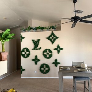Louis vuitton grass sale wall