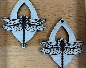 Dragonfly Spring Teardrop Earring Epoxy Resin Silicone Mold