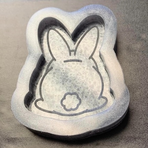 Easter Bunny Rabbit from the Back: Epoxy Resin Custom Silicone Mold