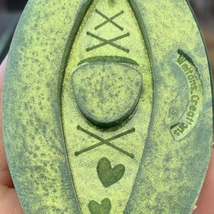 Canoe Heart Keychain: Epoxy Resin Custom Silicone Mold