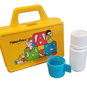 Vintage Fisher Price Mini Lunchbox & Flask