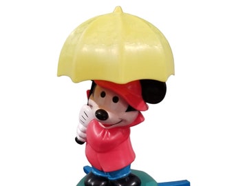 Vintage 1960's Mickey Mouse Garden Hose Sprinkler Lawn Yard Toy Disney