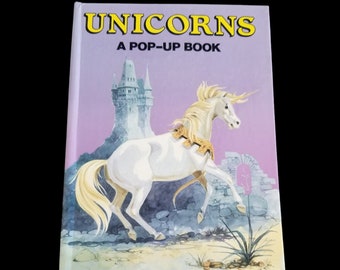 Unicorns a Pop-Up Book - Vintage Book