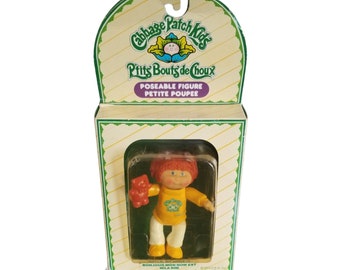 Vintage 1980's Mini Cabbage Patch Poseable Figure Nila Kim Still in original box