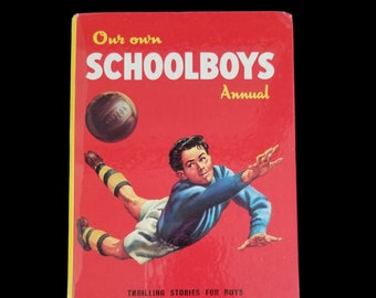 Vintage 1950 Unsere eigene Schule Jungen Jahrbuch
