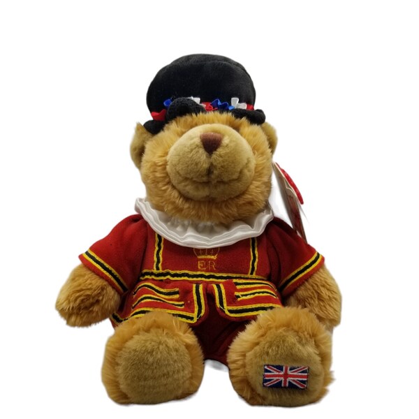 Keel Toys Britain Beefeater Royal Guard Teddy Bear Plush Stuffy Toy With Tags