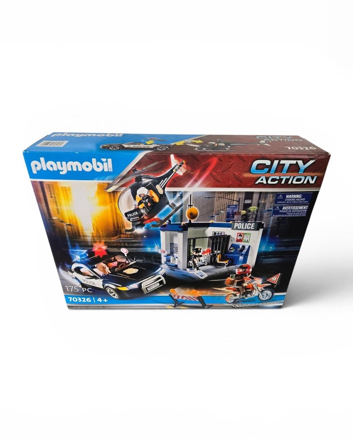 Playmobil City Action Police Station Helicopter & Car Set #70326