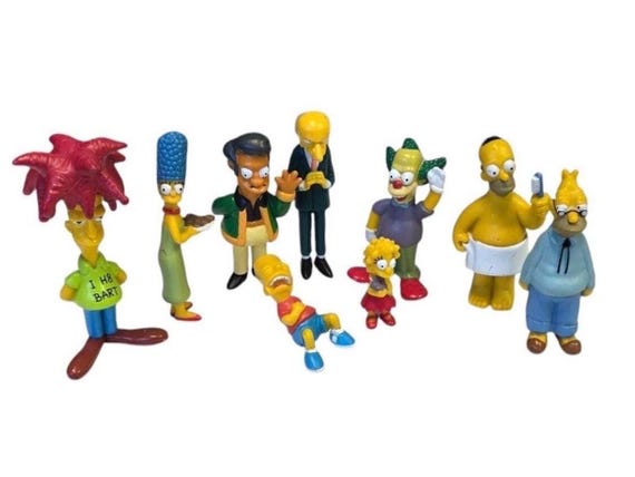 1990年代のヴィンテージ ザ・シンプソンズ フィギュア - Etsy 日本