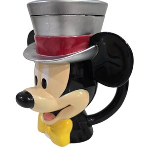 Vintage 1990’s Disney On Ice Mickey Mouse Mugs / Cups with Flip Cover Lid – 2 Colors To Choose From Option #3