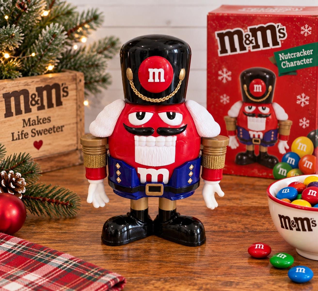 M&m Nutcracker Dispenser - Etsy Canada