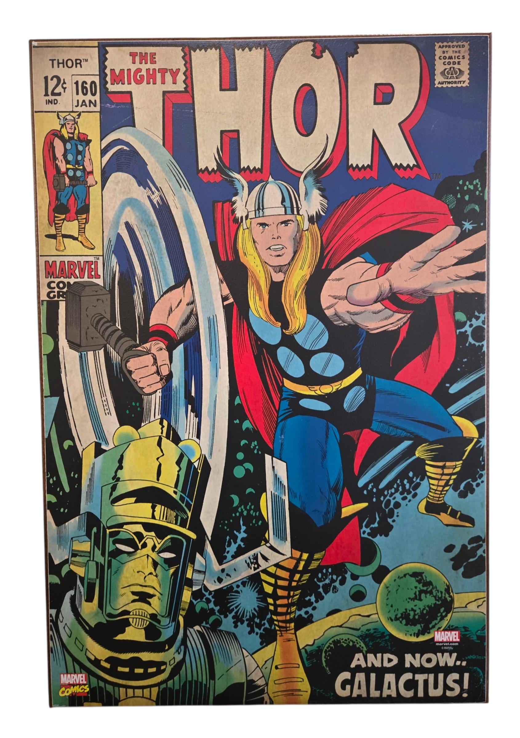 Marvel Reproduction Vintage Comic Wooden Wall Plaques – 33cm X
