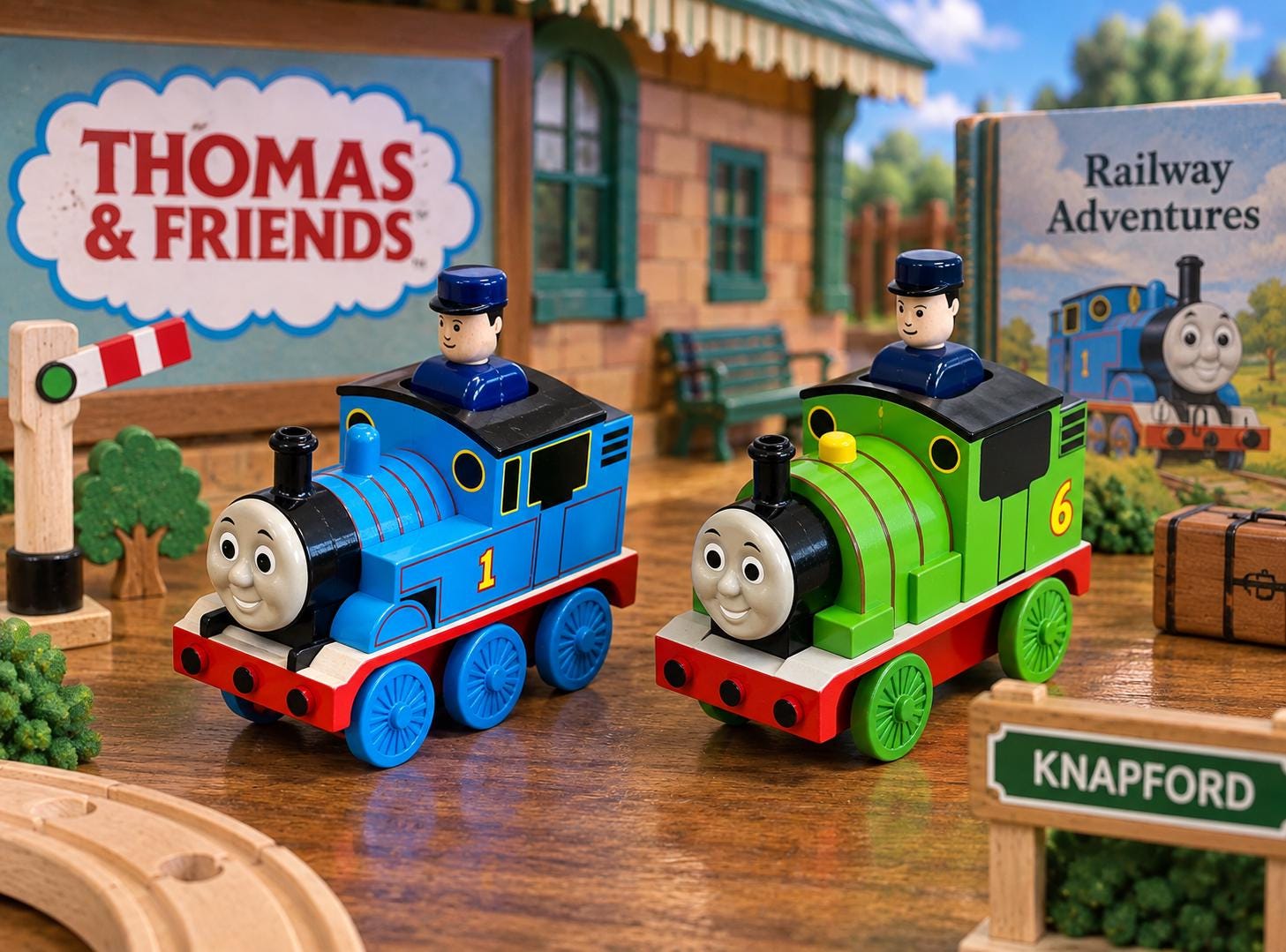 Vintage 2004 TOMY Thomas & Friends Push 'N Go Train Toy With