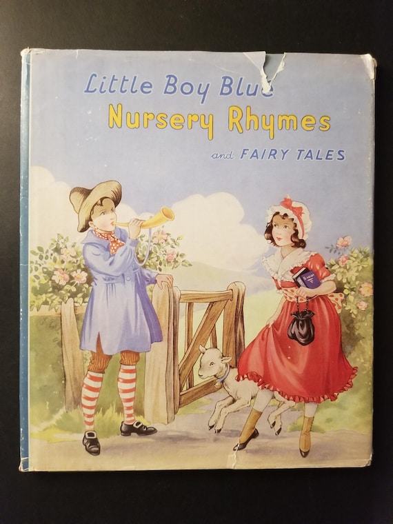 Little Blue Rhyme Book H-28 Little Boy Blue Nursery Rhymes and