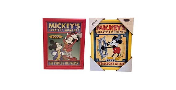 Disney Mickey's Greatest Moments Framed Pictures – the Prince and