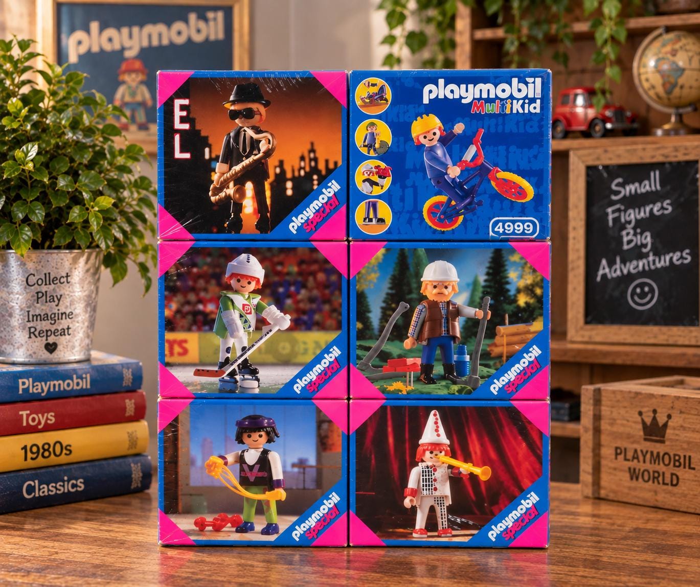 Vintage 1990's / 2000's Playmobil Sets – Pack of 6 – New