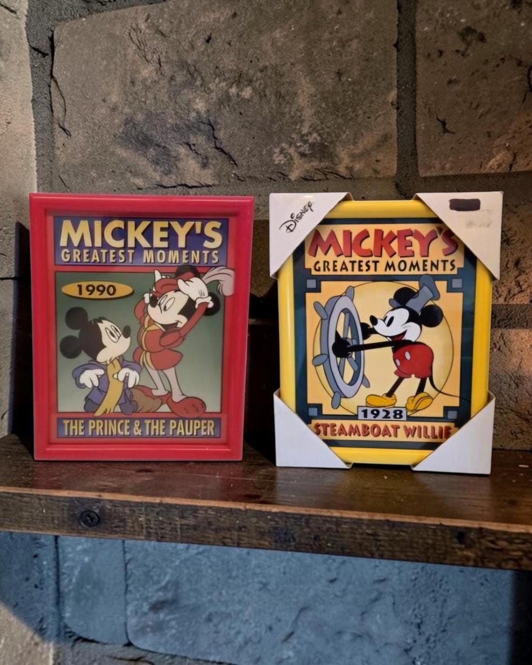 Disney Mickey's Greatest Moments Framed Pictures – the Prince and