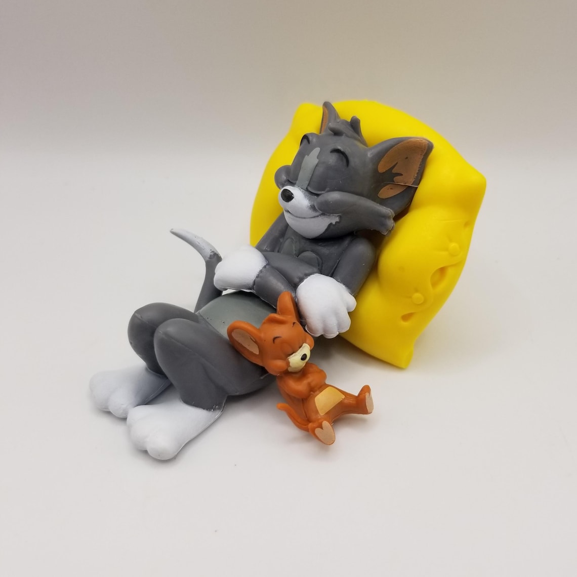 Ancien , figurine feutrine ,articulée fil de fer Jerry , Tom et Jerry