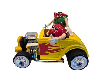 Vintage M&m's Hot Rod Candy Dispenser - Limited Edition - Etsy