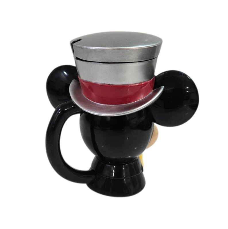 Vintage 1990’s Disney On Ice Mickey Mouse Mugs / Cups with Flip Cover Lid – 2 Colors To Choose From image 13